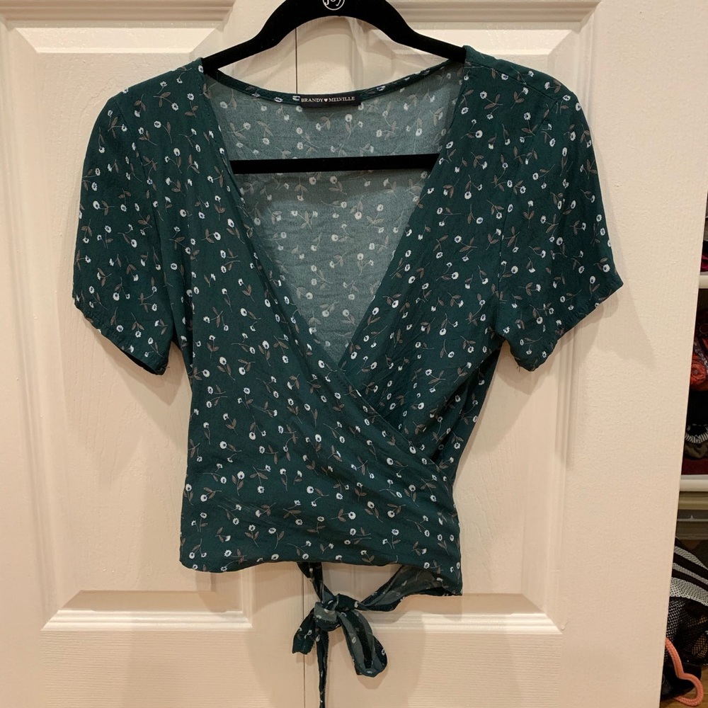 Brandy Melville wrap top